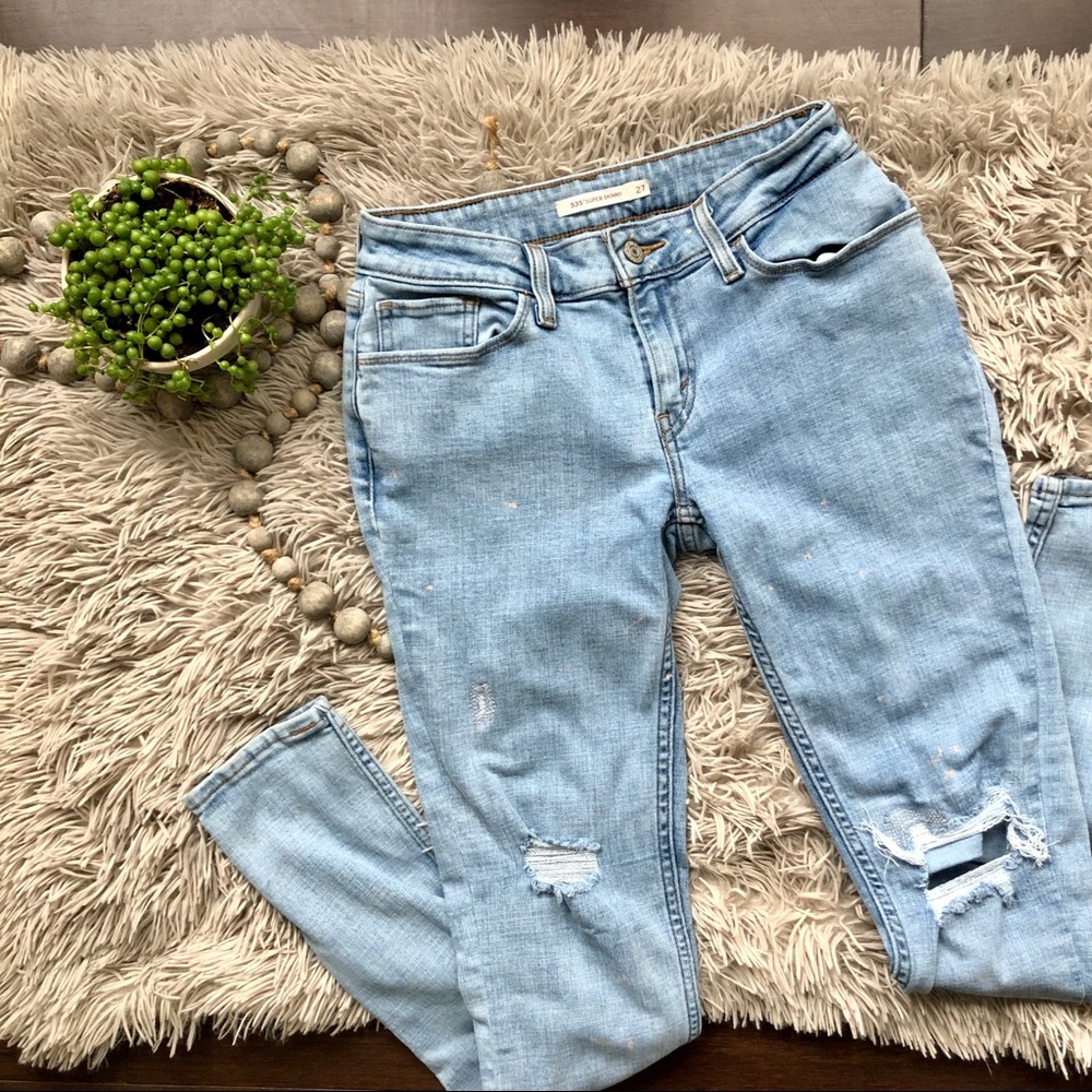 Levi 535 Lightwash Super Skinny Jeans